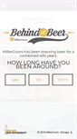 Mobile Screenshot of millercoorsblog.com