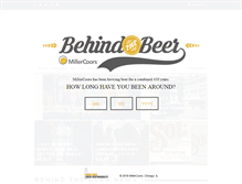 Tablet Screenshot of millercoorsblog.com